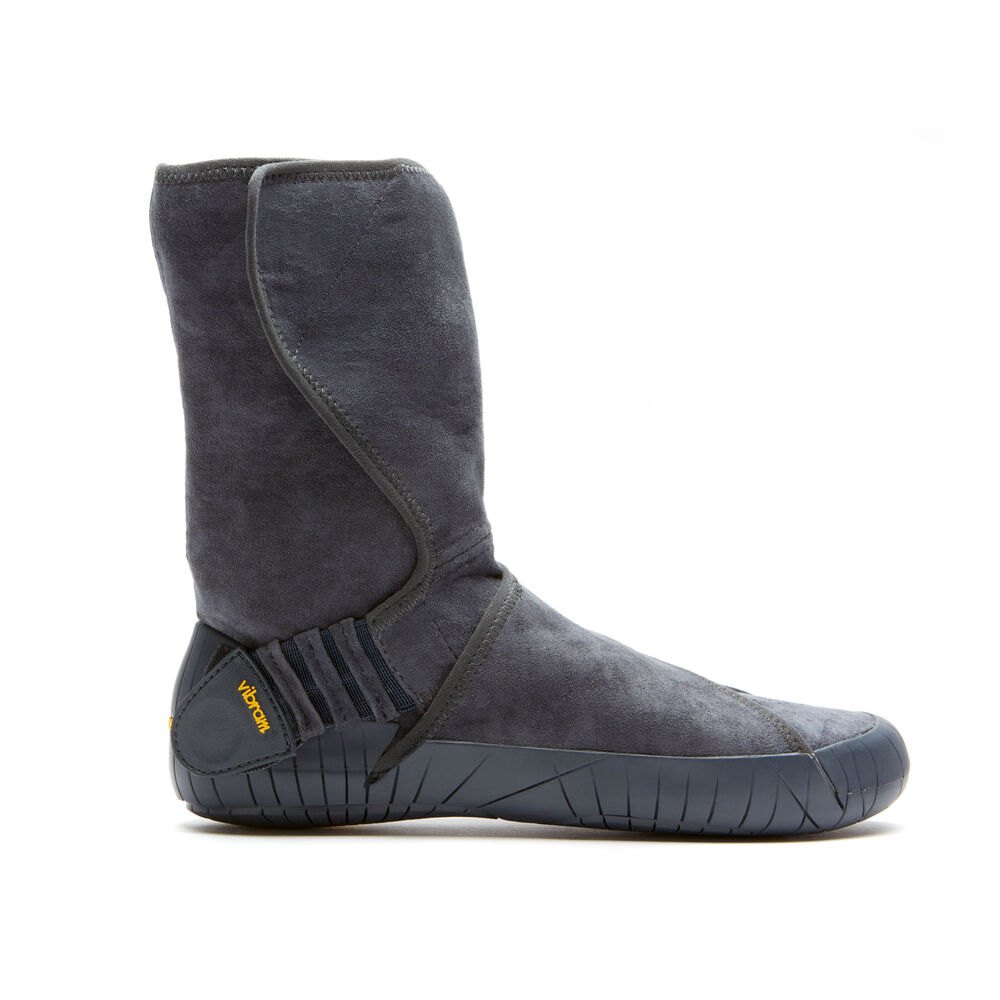 Vibram Furoshiki Mens Boots - Grey - Eastern Traveler Mid - 61043-BPNO